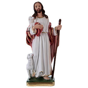 Jésus Bon Pasteur 30 cm statue en plâtre