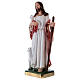 Gesù Buon Pastore 30 cm statua in gesso s3