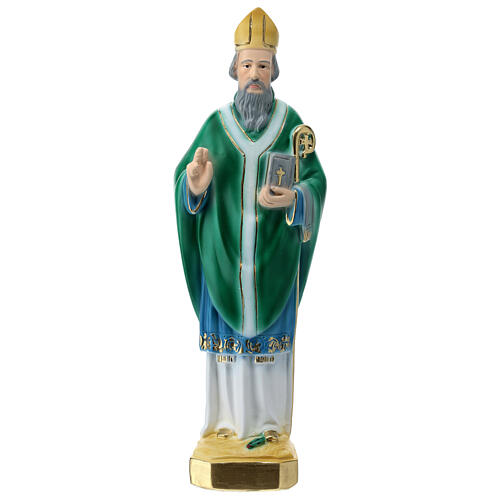Saint Patrick 30 cm statue en plâtre 1