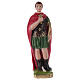 Santo Espedito 30 cm statua in gesso s1