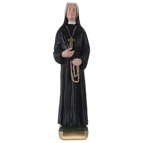 Estatua de yeso pintado Sor Faustina 30 cm