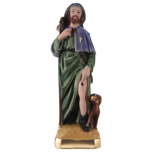 San Rocco 30 cm statua gesso 1