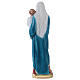 Estatua de yeso pintado Virgen con niño 30 cm s4