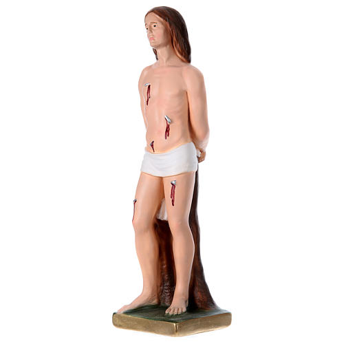 Figura z gipsu Święty Sebastian 35 cm 3