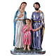 Holy Family 20 cm in mother-of-pearl plaster s1