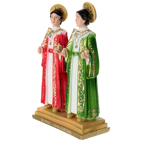 Cosma e Damiano 30 cm statua in gesso 3
