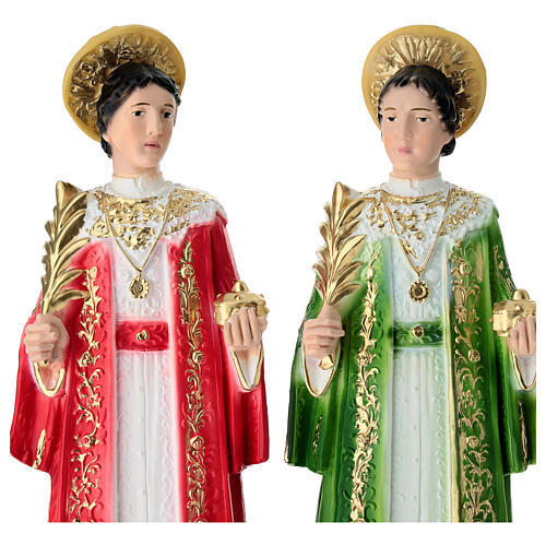 Kosma i Damian 30 cm figura z gipsu 2