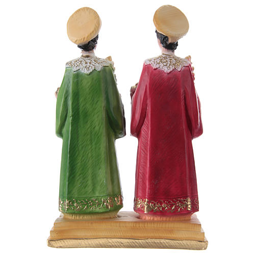 St. Cosmas and St. Damian Statues, cm 30 in plaster 4