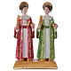St. Cosmas and St. Damian Statues, cm 30 in plaster s1