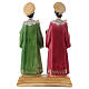 St. Cosmas and St. Damian Statues, cm 30 in plaster s4