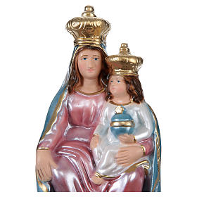 Our Lady of Novi Velia 25 cm in mother-of-pearl plaster