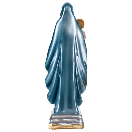 Mary Queen of Heaven 25 cm Statue, in plaster with mother of pearl effect 5
