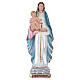 Mary Queen of Heaven 25 cm Statue, in plaster with mother of pearl effect s1