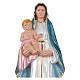 Mary Queen of Heaven 25 cm Statue, in plaster with mother of pearl effect s2