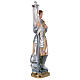 Sainte Jeanne d'Arc statue plâtre nacré 25 cm s4