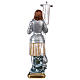 Sainte Jeanne d'Arc statue plâtre nacré 25 cm s5