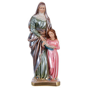 St Anne 30 cm in mother-of-pearl plaster