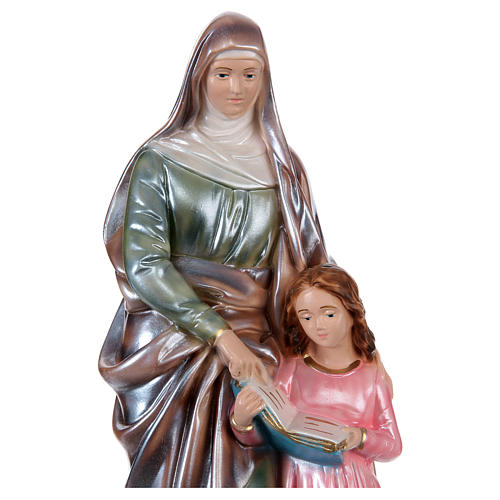 St Anne 30 cm in mother-of-pearl plaster 2