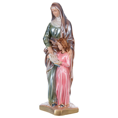 St Anne 30 cm in mother-of-pearl plaster 3