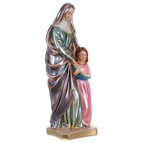 St Anne 30 cm in mother-of-pearl plaster 4
