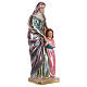 St Anne 30 cm in mother-of-pearl plaster s4