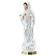 Our Lady of Medjugorje 35 cm in mother-of-pearl plaster s3