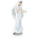 Our Lady of Medjugorje 35 cm in mother-of-pearl plaster s2
