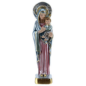 Virgen del Perpetuo Socorro yeso nacarado 30 cm