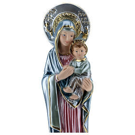 Virgen del Perpetuo Socorro yeso nacarado 30 cm