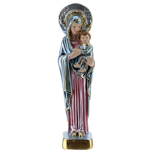 Notre-Dame du Perpétuel Secours plâtre nacré 30 cm 1