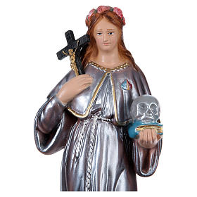 Heilige Rosalia 30cm perlmuttartigen Gips