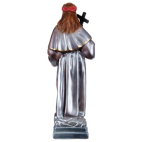 Saint Rosalia Plaster Statue, 30 cm in mother of pearl 5
