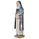St Catherine of Siena 30 cm in mother-of-pearl plaster s3