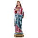 St. Lucia Statue, 30 cm in plaster with mother of pearl s1