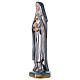 Statue Sainte Claire plâtre nacré 30 cm s3