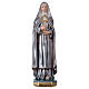 Saint Clare Statue, 30 cm in plaster with mother of pearl effect s1