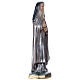 Saint Clare Statue, 30 cm in plaster with mother of pearl effect s4