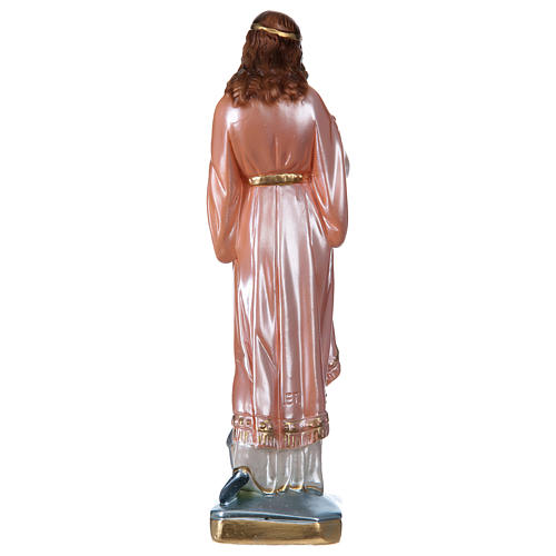 Saint Philomena Statue, 30 cm in plaster with mother of pearl 5