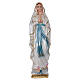 Madonna di Lourdes 30 cm gesso madreperlato s1