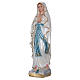 Our Lady of Lourdes, 30 cm in plaster with mother of pearl s3