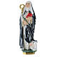Saint Brigid 30 cm in plaster with mother of pearl s1