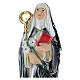 Saint Brigid 30 cm in plaster with mother of pearl s2