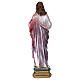Sacred Heart of Jesus, 30 cm in plaster with mother of pearl s5