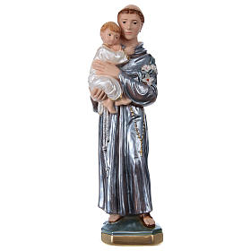 St Anthony 30 cm in mother-of-pearl plaster