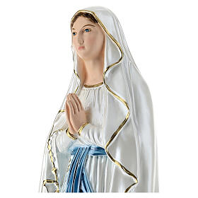 Our Lady of Lourdes 50 cm in mother-of-pearl plaster