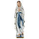 Our Lady of Lourdes 50 cm in mother-of-pearl plaster s1