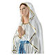 Madonna di Lourdes 50 cm gesso madreperlato s2