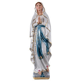Imagens em Gesso: Nossa Senhora de Lourdes 50 cm gesso nacarado