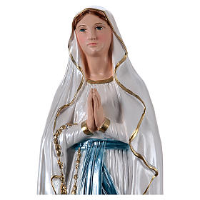 Imagens em Gesso: Nossa Senhora de Lourdes 50 cm gesso nacarado