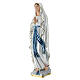 Madonna of Lourdes, 50 cm in plaster with mother of pearl s3